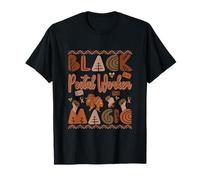 Black Costume Postal Worker Proud Afro Black History Month T-Shirt