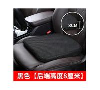 (Black, Cotton) 8cm Car Wedge Leveling Seat Cushion Memory Foam Car Driver Seat Office Chair Wheelchairs Seat Cushion Chair Car Heightening Pad