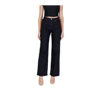 Black Cotton Blend Stretch Jeans - female - VERO MODA - Wide Jeans - Black - W32 L32 - Jeans W32 L32