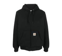 Black Cotton Hooded Jacket - male - Carhartt Wip - Zip-throughs - Black - M - Sweatshirts & Hoodies M