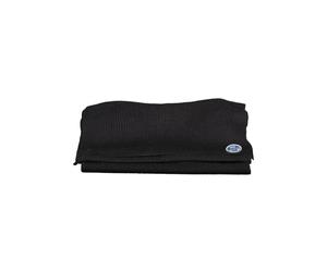 Black Cotton Men Scarf - male - North Sails - Winter Scarves - Black - ONE SIZE - Accessories ONE SIZE