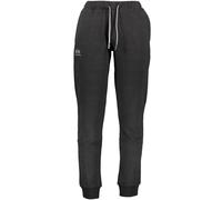 Black Cotton Sports Trousers with Logo - male - La Martina - Sweatpants - Black - L - Trousers L