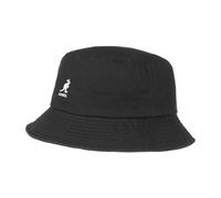 Black Cotton Washed Bucket Hat - unisex - Kangol - Accessories - Black - S - Accessories S