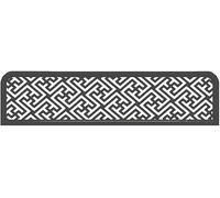 Black Countertop Privacy PanelsOffice & Restaurant Space Divider 40x140cm (15.74x55.11in) Ideal for Dining Areas and Workstations