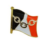 Black Country Flag Wolverhampton Dudley Stourbridge Oldbury Flag Metal Pin Badge