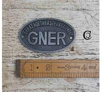 Black Country Metal Works Antique Iron Oval GNER Plaque