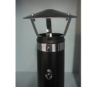 Black Country Metal Works Bright Chrome Coated Chimney Hood (Coolie)