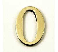 Black Country Metal Works “Classic” 1.5"/38mm Polished Brass Numbers with Fusion- Fix Adhesive (0)