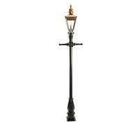 Black Country Metal Works Copper Harrogate Lamp Post 2.25m with Free Dusk Till Dawn Sensor Bulb