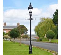 Black Country Metal Works Traditional Cast Iron 'Coppins' Lamp Post - 2.25m