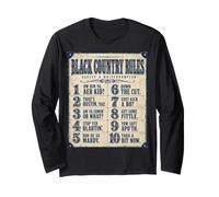Black Country Rules Yam Yam Dialect Long Sleeve T-Shirt