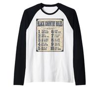 Black Country Rules Yam Yam Dialect Raglan Baseball Tee