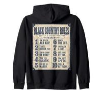Black Country Rules Yam Yam Dialect Zip Hoodie