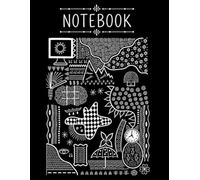 Black Cover Notebook with Doodles