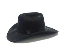 Black Cowboy Hat for Dogs Cats Pets Adjustable Western Style Prop Cosplay Fun Accessory for Costumes Photo Shoots Parties Novelty Gift LARGE