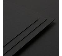 Black Craft Card 50 Sheets 12" x 12" Thick Smooth 300gsm Scrapbooking