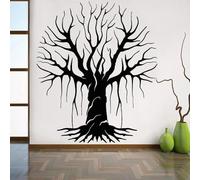 Black Creative Dead Tree Tree Wall Sticker Flower Living Room Decor Vintage Vinyl Sticker Restaurant Kitchen