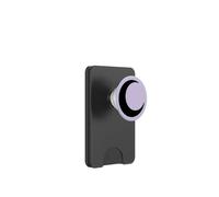 Black Crescent Moon Light Pastel Purple PopSockets PopWallet for MagSafe