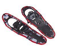 BLACK CREVICE Aluminium Snow Shoes for Men and Women, Snow Shoes for Hiking with Aluminium Frame, Snow Shoes with Adjustable Heel Strap, 64 cm