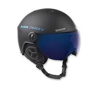 Black Crevice Gstaad Ski Helmet black Black/Blue Size:M/L