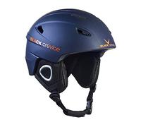 Black Crevice Kitzbühel Ski Helmet, Navy/Orange, M