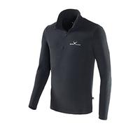 Black Crevice Men Skirolli Ski Roll-Neck, Black - black / silver, L (Manufacturer Size: 52)