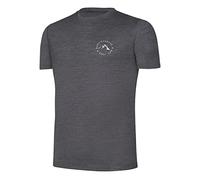 Black Crevice Men's Herren Merino T-Shirt, Charcoal, S