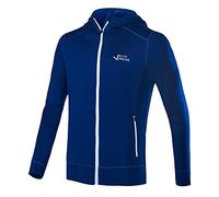 Black Crevice Men's Merino Hooded Jacket, Blue, L