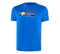 Black Crevice Men's Merino T-Shirt, Light Blue, S