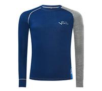 Black Crevice Men's Merino Wool Long-Sleeved Shirt