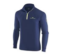 Black Crevice Men's Ski Jacket Multi-Coloured Dunkelblau/Gelb Size:M