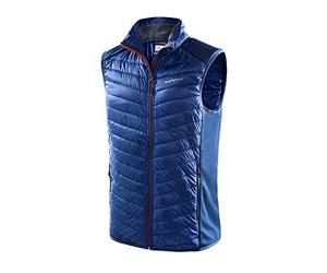 Black Crevice Men's Sleeveless Gilet, Blue, Size S