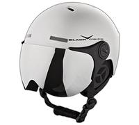 Black Crevice Ski Helmet Matt Silver/Black Size:54-57