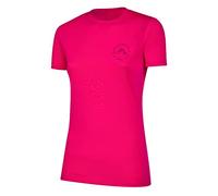 Black Crevice Women's Damen Merino T-Shirt, Pink, 38