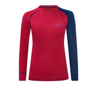 Black Crevice Women's Long-Sleeved Shirt Made of Merino Wool