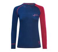 Black Crevice Women's long-sleeved shirt made of merino wool