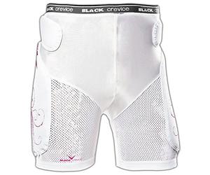 Black Crevice Women's Protector Shorts White white Size:L