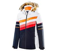 Black Crevice Women's Ski Jacket, Women's Winter Jacket in and Sizes, Wind and Waterproof Women's Functional Jacket, Women's Winter Outdoor Jacket with Hood with Faux Fur Trim,