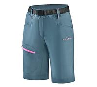 Black Crevice Women's Trekking Shorts Hiking, Blue Mirage/Pink, 12