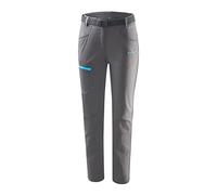 Black Crevice Women's Trekking Trousers, Hiking Trousers with Practical Pockets, Outdoor Trousers, Water-Repellent and Quick-Drying, Durable and Breathable Charcoal