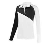 Black Crevice Women's Zipper Functional Shirt, Black/White, 38