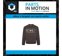 JCB Heavyweight Crew Neck Mens Sweatshirt Trade Workwear Jumper Top Thumb Grips