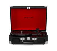 Crosley Cruiser Deluxe Black Bluetooth TurntableRRP 89.99 lot GD