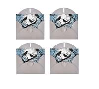 Black Crow Birds Horizontal Full Single-Sided Printing Pearlescent Paper Birthday Halloween Christmas Halloween Birthday Party Holiday Greeting Card