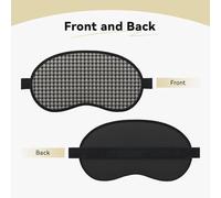 Black Crow Birds On A Branch Print Adults Washable Eye Mask for Nap Light Blocking for Home Hotel Airplane Camping