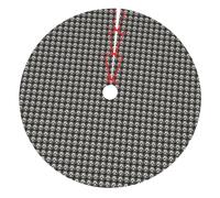 Black Crow Birds On A Branch Print Festive Christmas Tree Skirt For Decor Xmas Mat Home Party And Ceremonies Supplies