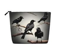 Black Crow Birds On A Branch Printing Qqq