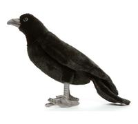 Hansa 6266 Black Crow Realistic Plush Poseable Toy Bird