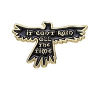 Black Crow Enamel Animal Brooch Lapel Backpack Clothes