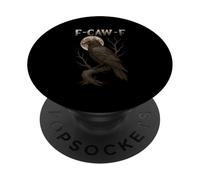Black Crow F-Caw-F Full Moon Gothic Black Bird Adult Humor PopSockets Adhesive PopGrip